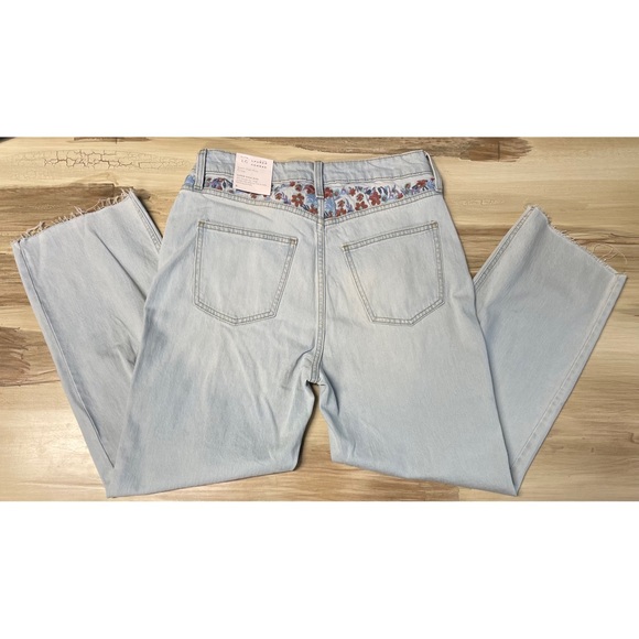 *SOLD*NWT LC Lauren Conrad Perfect Vintage Super High-Waist Crop Jeans Blue SZ - Picture 2 of 4